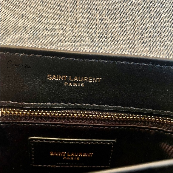 ❌❌SOLD❌❌ New Saint Laurent Denim Toy LouLou - Picture 10 of 11